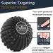 Deep Tissue Massage Ball Set for Muscle Recovery, Myofascial Release & Plantar Fasciitis Relief - Black - Buy Online on GoSupps.com