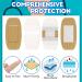 Flexible Fabric Adhesive Bandages - Assorted Styles for First Aid and Wound Care (360 Count) - Buy Online on GoSupps.com