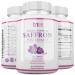 Saffron Extract Supplement 100mg - Powerful Appetite Suppressant for Weight Loss Eye & Heart Health Support - Organic Anti-Stress Energy & Mood Booster