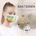 Rainbow Classic 100pc Disposable Face Masks - Small Size - Made in Germany - Breathable Triple Layer - CE Certified - 99.78% Filtration - Elastic Earloops - Buy Online on GoSupps.com