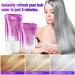 Lonsitin Purple Hair Mask with Comb - Anti Brass Formula for Blonde, Platinum, Silver & Gray Hair - 8 Fl Oz - Paraben & Sulfate Free - Remove Yellow Tones & Condition Damaged Hair - Buy Online on GoSupps.com