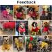 Pethiy Premium Waterproof Dog Raincoat - XXL Yellow Rain Jacket with Removable Hood & Reflective Buttons for Dogs - Buy Online on GoSupps.com
