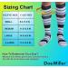 Doc Miller Compression Socks 15-20mmHg Knee High Support for Men & Women - Recovery from Shin Splints, Swelling, Varicose Veins - 1 Pair Medium - Grey Stripes - Buy Online on GoSupps.com