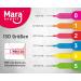 Interdental Brushes by Mara Expert | ISO 2 Fine 0.5 mm | 6x32mm Red Standard Dental Brushes for Optimal Oral Care - Buy Online on GoSupps.com