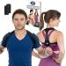 Posture Corrector for Women and Men - Adjustable Upper Back & Shoulder Brace Trainer for Slouching Neck Hump and Hunched Shoulders - Medium/Large