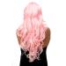 WIG ME UP Long Pink Curly Wig with Bangs 70cm Wavy Side Parting Hair (9204S-T2333) | International Shipping Available - Buy Online on GoSupps.com