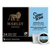 Marley Coffee Single Serve K-Cup Compatible Capsules Simmer Down Decaf Swiss Water Process Medium Roast 24 Count