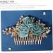 FRCOLOR Comb Rose side comb wedding bridal headpieces tiaras for girls big combs for women rhinestone barrettes for women headpiece for bride wedding headpiece bow tie alloy hair Wedding - Buy Online on GoSupps.com