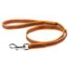 IDC Color & Gray Rubberized Leash - 20mm x 2m with Loop & D-Ring | Durable Orange-Gray Dog Leash for International Shipping - Buy Online on GoSupps.com