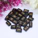 Black Tourmaline Rune Stones Set - 25 Pcs with Elder Futhark Alphabet | Crystal Healing Balancing Runes - 20-25 mm | Gift Home Decor - Buy Online on GoSupps.com