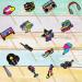 32-Piece Roller Skate Cake Topper Set - 90s Style | Birthday Party Decorations for Adults | DIY Cupcake Toppers by Totally Party Supplies - Buy Online on GoSupps.com