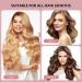 Curling Wand Set Wand Curling Iron Lychee 5 in 1 PRO Hair Curling Iron Tapered Hair Curler with Interchangeable Ceramic Barrels Instant Heating Adjustable Temperature Heat Protective Glove Hair Clip (Gold) - Buy Online on GoSupps.com