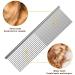 Redreo Stainless Steel Pet Comb for Dogs - Effective Deshedding & Knot Removal Tool for Poodles & All Breeds - Buy Online on GoSupps.com