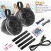 Pyle PLUTV44BTR 2-Way Dual Waterproof Off-Road Tower Speakers - 800W Marine Grade with RGB Lights & Remote, for ATV/UTV, Jeep, Boat - Black - Buy Online on GoSupps.com