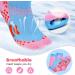 Lymaha Kids Ski Socks - Thick Reinforced Knee Socks for Boys & Girls Winter Sports 9-10 Years - Perfect for Skiing & Snowboarding Pink - Buy Online on GoSupps.com