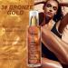 Shimmer Body Oil & Highlighter Makeup - Bronze Gold Liquid Illuminator for Face & Body - Buy Online on GoSupps.com