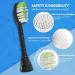 Toothbrush Replacement Heads for Philips One Series Sonicare HY1200/06 - 10 Pack Soft Bristles Black - International Shipping Available - Buy Online on GoSupps.com