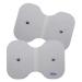 TENS Electrodes 2 Premium Quality 4 inch x 6 inch Dual Self Adhesive Electrodes for TENS Units Snap Butterfly TENS Unit Electrodes Discount TENS Brand