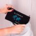 Herz & Heim Black Cosmetic Bag - Globetrotter | Personalized Essentials for Global Travelers - Buy Online on GoSupps.com