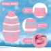 Lynine Pink Knitted Dog Sweater Warm & Soft Striped Winter Sweater for Small Dogs & Cats (L) - Buy Online on GoSupps.com