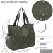 BOCMOEO Waterproof Yoga Mat Bag for Women | Shoulder Gym Bag with Mat Holder & Wet Pocket | Ideal for Gym, Yoga, Pilates, Travel, Beach | Green - Buy Online on GoSupps.com