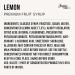 Inspire Food Co. Lemon Fruit Syrup for Bubble Tea Mix - 300ml | Vegan & Gluten-Free | No Artificial Colors | Perfect for Boba Tea, Smoothies, Slushes - Buy Online on GoSupps.com