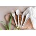 Bubuwares Bamboo Fibre Cutlery Set - Compostable Disposable Sustainable Biodegradable Utensils - 100 Pieces - 100percentagePlastic-Free Single-use Perfect for Picnics Camping Parties - Buy Online on GoSupps.com