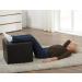 Maxvitalis Orthopedic Intervertebral Disc Cubes | Step Bearing Storage Solutions | Foam Bed with Tape Control | 40x50x60 cm Black Leather Look - Buy Online on GoSupps.com