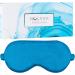 Shop 100% Mulberry Silk Sleep Mask | Luxury Light Blocking Eye Mask for Women | Adjustable for Side Sleepers | Gift in Blue Jewel - Buy Online on GoSupps.com