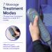 Perfecore Leg Massager with Heat Air Compression - Adjustable Feet & Calves Massager for Circulation and Muscle Relaxation - 3 Pressure Levels, 7 Modes - Gray - Buy Online on GoSupps.com