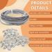 Spiral Metal Boning 16.4 Yards - 1/4 Width Stainless Steel with 32 Tips for Corsets & Costumes - Buy Online on GoSupps.com