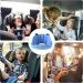 Baby Car Head Support Band - Toddler Sleep Neck Pillow for Kids | Blue Slumber Headrest for Auto Safety Seat - Buy Online on GoSupps.com