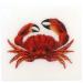 Eclectic Lady Grape Scented Glycerin Soap with Vintage Ocean Creatures Crab
