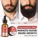 Beard Growth Kit - 2X Biotin Concentration for Men | Natural Argan & Jojoba Oils | Vitamin-Infused (Vanilla - Buy Online on GoSupps.com