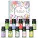 ASAKUKI Floral Essential Oils Mother's Day Gift Set | 10*10ML Flower Aroma Fragrance Oils - Lavender, Rose, Ylang-ylang, Gardenia, Neroli, Bluebell and More | Scented Gift for Mom | Purple-set - Buy Online on GoSupps.com