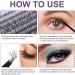Individual Lashes Extension Kit 77 Wide-Stem Mix False Eyelashes with Lash Glue and Applicator - DIY Soft Natural Portable Cluster Lashes Extensions Kit - E06 Light Suit 9-15mm - Perfect for At-Home or Outing Use - Buy Online on GoSupps.com