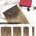 Moresoo Clip-In Extensions - Real Remy Hair Light Brown & Gold Blonde Balayage (7 PCs 120g 45cm) | Smooth Thick Human Hair - Buy Online on GoSupps.com