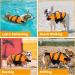 Dog Chimney Reflective Life Jacket | Adjustable Dog Lifeguard Vest | Pet Floating Swimming Jacket with Rescue Handle | Summer Pool & Boating Swimwear (M) - Buy Online on GoSupps.com