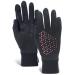 TrailHeads Running Gloves Lightweight gloves with touchscreen function | The Elements - black/pink reflective