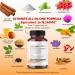 Berberine 8000mg with Cinnamon Apple Cider Vinegar & Turmeric - 150 Count Wellness Support | Made in USA - Buy Online on GoSupps.com