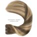 Buy 45cm 90g Balayage Chocolate Brown to Caramel Blonde Real Hair Extensions - Sew In Weft Tresses for Beautiful Hair Transformations - Buy Online on GoSupps.com