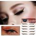 Stick On Glitter Eyeliner Strips | Instant Self-Adhesive Sparkle Eyeliner Stencil 5 Pairs - Eyeliner Sticker with Glitter Effect Makeup Eye Stickers for Women and Tedious - Buy Online on GoSupps.com