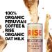 RISE Brewing Co. Oat Milk Nitro Cold Brew Latte | No Sugar | Vegan | Organic | Low Acidity | 7 fl. oz. (12 Pack) - Buy Online on GoSupps.com
