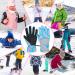 Ausletie Kids Waterproof Winter Snow Gloves - Blue Unicorn | Warm Snowboard Gloves for Girls | Outdoor Ski Gloves for Children - Buy Online on GoSupps.com