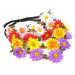 Honbay 5PCS Daisy Flower Bohemian Crown Headband Set with Elastic Ribbon - Buy Online on GoSupps.com