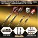 Professional Steel Tip Darts Set - 20 and 26 Grams - Aluminum Shafts, Brass Barrels, Sharpener Tool Kit - Carrying Case & Extra Flights Included - Buy Online on GoSupps.com