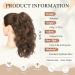 Sofeiyan 13 Inch Curly Ponytail Extension in Medium Brown/Light Auburn - Synthetic Clip-in Hairpiece for Women - Buy Online on GoSupps.com
