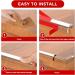 Silicone Edge Protector Strip 16.4ft - Baby Proofing Corner Guards - Pre-Tape Adhesive - Furniture Bumper - 1cm Width - 5m Length - Buy Online on GoSupps.com