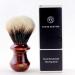 Frank Shaving Badger Hair Shaving Brush with Resin Handle for Personal and Professional Shaving(Bulb Shape Knot:24 mm)