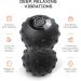 LifePro Peanut Ball Massager - Vibrating Foam Roller for Deep Tissue Therapy & Mobility | Vibration Roller for Recovery - Black - Buy Online on GoSupps.com